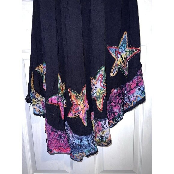 NWT SHORELINE Sleeveless Midi Navy Rayon Long Sundress Casual Summer Dress OSFM - Picture 10 of 16